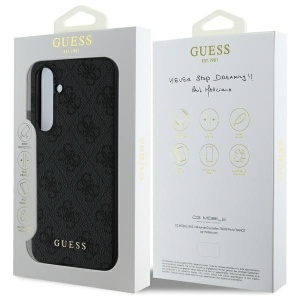 Husa pentru Samsung Galaxy S24 FE - Guess Hardcase 4G Charms Collection (GUHCS24FEGF4GGR) - Grey - Img 7
