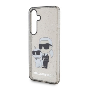 Husa pentru Samsung Galaxy S24 - Karl Lagerfeld Hardcase Glitter (KLHCS24SHNKCTGK) - Karl&Choupette - Img 6