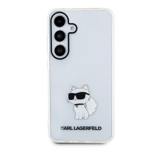 Husa pentru Samsung Galaxy S24 - Karl Lagerfeld IML Luxury (KLHCS24SHNCHTCT) - Transparent Choupette - Img 3