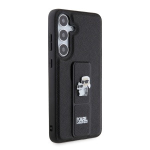 Husa pentru Samsung Galaxy S24 Plus - Karl Lagerfeld Saffiano Gripstand (KLHCS24MGSAKCPK) - Karl&Choupette - Img 6