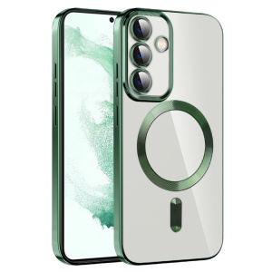 Husa pentru Samsung Galaxy S24 Plus - Techsuit Luxury Crystal MagSafe - Deep Green - Img 2