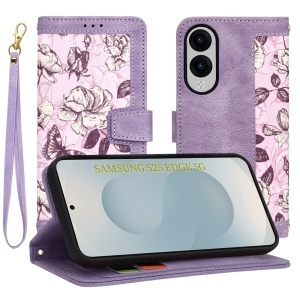Husa pentru Samsung Galaxy S25 Edge - Techsuit FlipCraft - Mysterious Purple