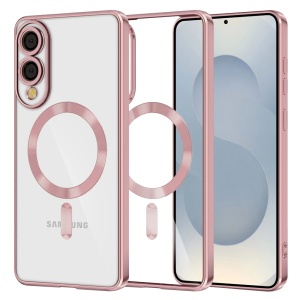 Husa pentru Samsung Galaxy S25 Edge - Techsuit Luxury Crystal MagSafe - Pink - Img 10