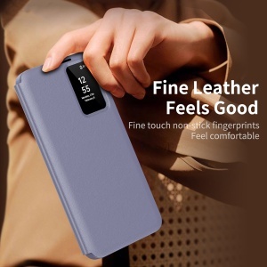 Husa pentru Samsung Galaxy S25 Edge - Techsuit SmartView Series - Purple - Img 3