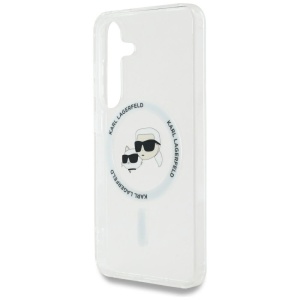 Husa pentru Samsung Galaxy S25 Plus - Karl Lagerfeld IML MagSafe (KLHMS25MHLSKCH) - Metal Karl&Choupette Head - Img 5