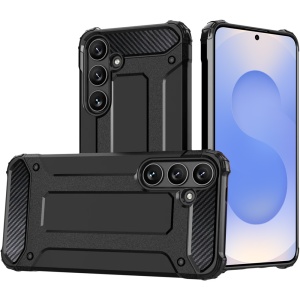 Husa pentru Samsung Galaxy S25 Plus - Techsuit Hybrid Armor - Black - Img 1