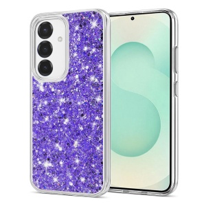 Husa pentru Samsung Galaxy S25 Plus - Techsuit Sparkly Glitter - Purple - Img 1