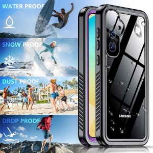 Husa pentru Samsung Galaxy S25 - ShellBox Waterproof IP68 Case - Black - Img 6
