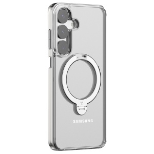 Husa pentru Samsung Galaxy S25 - Torras Ostand Spin Series - Clear - Img 1