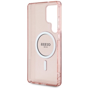 Husa pentru Samsung Galaxy S25 Ultra - Guess IML Glitter Circle MagSafe (GUHMS25LHFGEREP) - Pink - Img 6