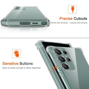 Husa pentru Samsung Galaxy S25 Ultra - Techsuit Shockproof Clear Silicone - Clear - Img 3