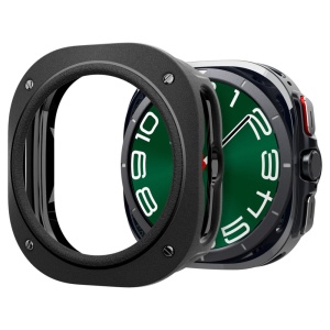 Husa pentru Samsung Galaxy WatchÂ Ultra 47mm - Spigen Caseology Vault - Matte Black - Img 2