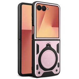Husa pentru Samsung Galaxy Z Flip7 - Techsuit CamGuard Pro - Rose Gold - Img 1