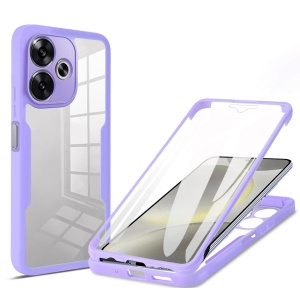 Husa pentru Xiaomi Poco F6 + Folie - Techsuit ColorVerse 360 Series - Purple - Img 1