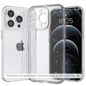 Husa pentru Xiaomi Redmi 13C 4G / Poco C65 - Techsuit SparkleSkin Series - Clear - Img 2