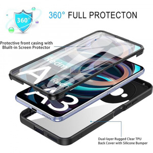 Husa pentru Xiaomi Redmi A3 + Folie - Techsuit ColorVerse 360 Series - Black - Img 5