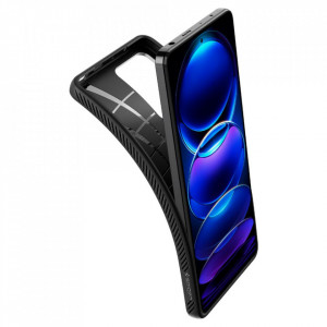 Husa pentru Xiaomi Redmi Note 12 Pro 5G / Poco X5 Pro - Spigen Liquid Air - Matte Black - Img 4