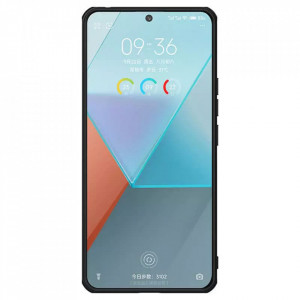 Husa pentru Xiaomi Redmi Note 13 Pro 5G / Poco X6 - Nillkin Super Frosted Shield Pro - Black - Img 4