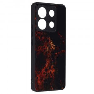 Husa pentru Xiaomi Redmi Note 13 Pro 5G / Poco X6 - Techsuit Glaze Series - Red Nebula - Img 5