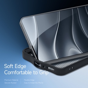 Husa pentru Xiaomi Redmi Note 14 5G - Dux Ducis Aimo Series - Black - Img 4