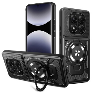 Husa pentru Xiaomi Redmi Note 14 Pro 5G / Note 14 Pro+ 5G / Poco X7 - Techsuit RuggedCam - Black - Img 1