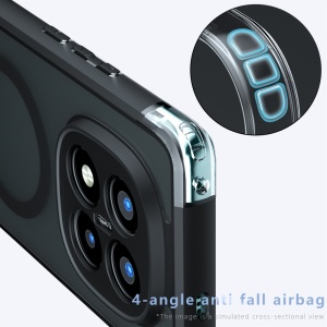 Husa pentru Xiaomi Redmi Note 14 Pro+ 5G - Techsuit PureFrost MagSafe - Frosted Black - Img 2