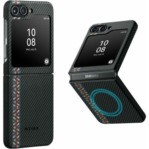 Husa Pitaka MagEZ 3 600D Aramida Samsung Galaxy Z Flip 5 MagSafe Rhapsody - Img 1
