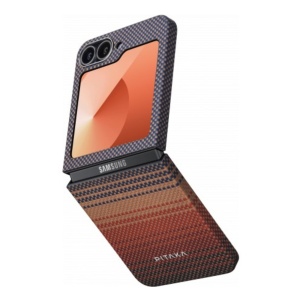 Husa Pitaka MagEZ 5 Sunset Ultra Slim Samsung Galaxy Z Flip 6 maro