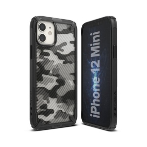 Husa Ringke FUSION X iPhone 12 Mini Transparent/Negru