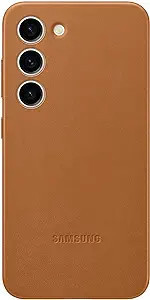 Husa Smart Leather Cover pentru Galaxy S23 Plus, EF-VS916LAEGWW, Camel - Img 1