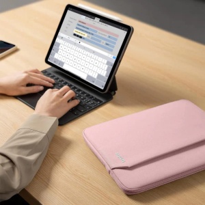 Husa Tabeta 12.9â€³ - Tomtoc Tablet Sleeve (B18B1P1) - Pink - Img 4