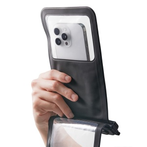 Husa universala pentru telefon - Spigen Waterproof Case (A603) - Black - Img 3