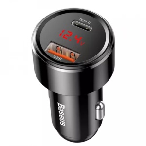 Incarcator auto Baseus Magic PPS Digital Display USB-C PD+QC Inteligent Dual 45W Negru - Img 8