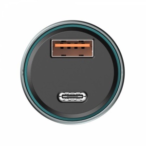 Incarcator pentru Masina, Type-C, USB, 45W, 3A - Havit (CC2017) - Black / Blue - Img 2