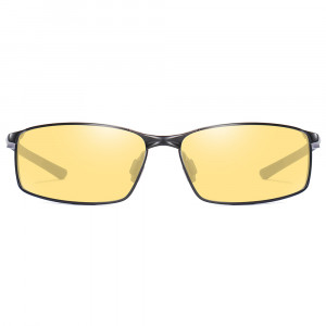 Ochelari de Soare pentru Barbati - Techsuit (559) - Black / Yellow - Img 2