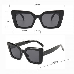 Ochelari de Soare pentru Femei - Techsuit (5277) - Black / Pink - Img 5