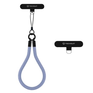 Snur pentru Telefon, Nylon Braided, Durable, Universal - Techsuit Rope Wrist Strap (RWS2-17) - Frosted Sky