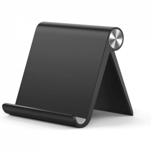 Suport Birou Telefon / Tableta - Techsuit Folding (ABS-BK1) - Black - Img 1