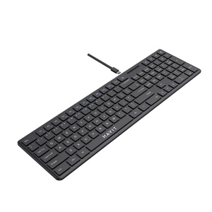 Tastatura cu Fir, USB-C, 300mA, 1.5m, 5V - Havit (KB252) - Black