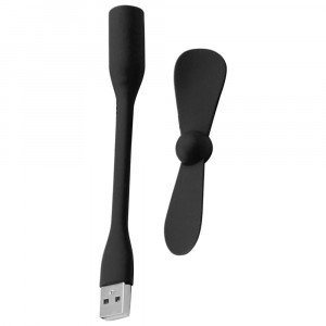 Ventilator USB Portabil, 5V - Techsuit (TUF1) - Black - Img 3