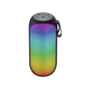 Boxa fara Fir, USB-C, Bluetooth 5.4, TWS, RGB, AUX, SD, FM, IPX5, 8W - Havit (SK808BT) - Black - Img 3