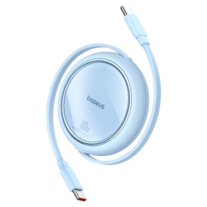 Cablu Baseus Free2Draw Mini, Retractabil, USB-C la USB-C, 100W, 1m