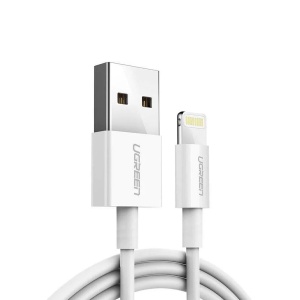 Cablu de Date USB la Lightning, 5V/2.4A, 480Mbps, 1m - Ugreen US155 (20728) - White - Img 10