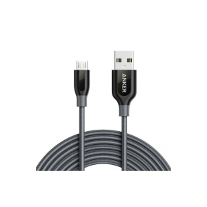 Cablu Micro USB Anker PowerLine+ Nylon 1 8 m gri - Img 1