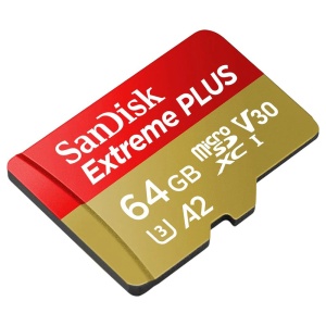 Card de Memorie, 64GB, MicroSDXC - SanDisk Extreme Plus (SDSQXBU-064G-GN6MA) - Red - Img 2