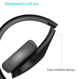 Casti Bluetooth Wireless On-ear, Alexa, Siri, Foldable - Motorola Sound Moto (XT500) - Black - Img 2