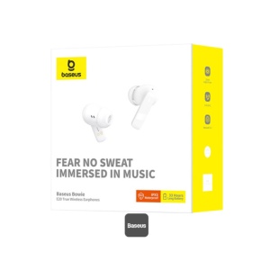 Casti Fara Fir, Bluetooth 5.3, Waterproof - Baseus Bowie E20 (A00069700223-00) - White - Img 7