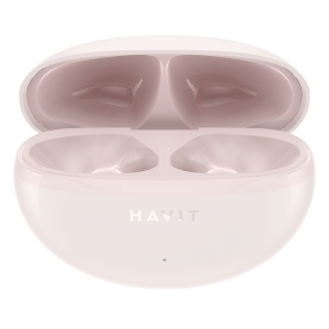 Casti fara Fir Bluetooth 5.4, TWS, ENC, Type-C, 400mAh - Havit (TW986) - Pink - Img 4