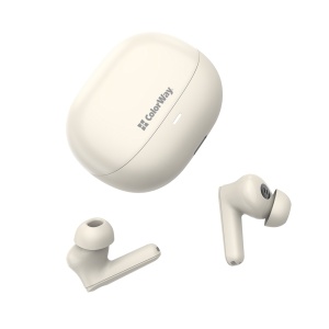 Casti In-Ear, Bluetooth 5.3, Microfon, TWS - ColorWay (CW-TWS1BE) - Beige - Img 4