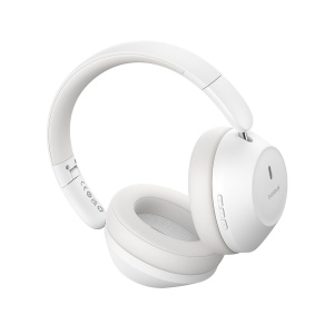 Casti Over-Ear, Sound Isolation, Bletooth 5.3, Foldable, Bass 30 Max, Type-C - Baseus Bass 30 Max (A00070700211-00) - Moon White - Img 5